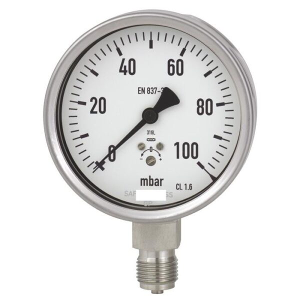 گیج فشار میلی باری Wika مدل 632.50